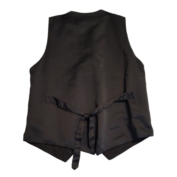 Vintage Fashion Fantasy Vest Sequins Beaded Western Bedazzled Cowgirl Bronco Y2K - Picture 9 of 11